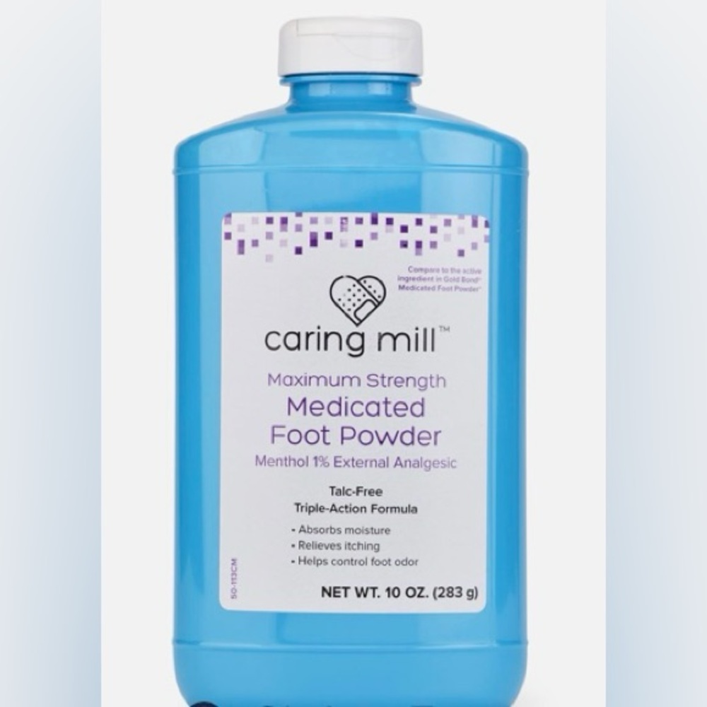 Caring Mill Medicated Foot Powder, 10 oz